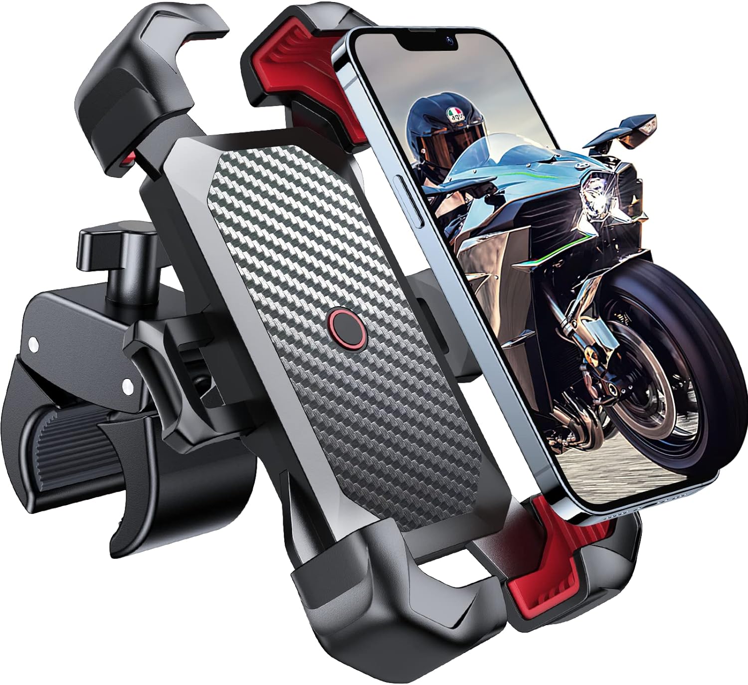 JOYROOM Motorcycle Phone Mount, [1s Auto Lock][100mph Milita deal at Amazon