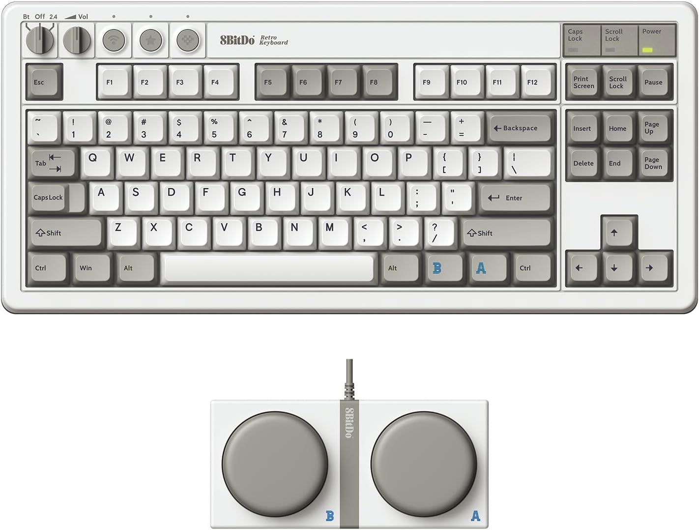 Prime: 8BITDO Wireless Retro Mechanical Keyboard (M Edition) deal at Amazon