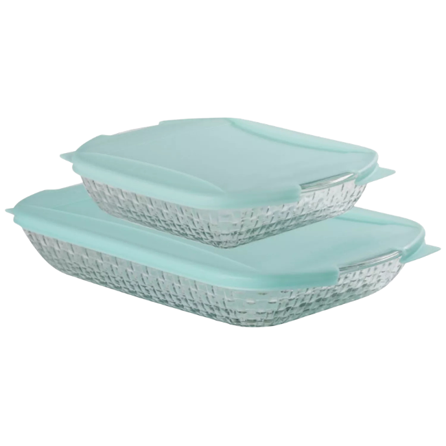 Basketweave Embossed 4-Piece Bakeware Bundle Deal at Macys: Save $47.01