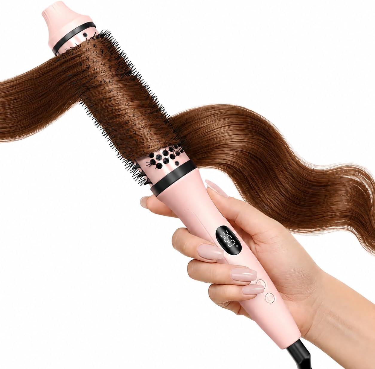 Bopcal Dual Voltage Thermal Brush, 1.5" Heated Round Brush f deal at Amazon