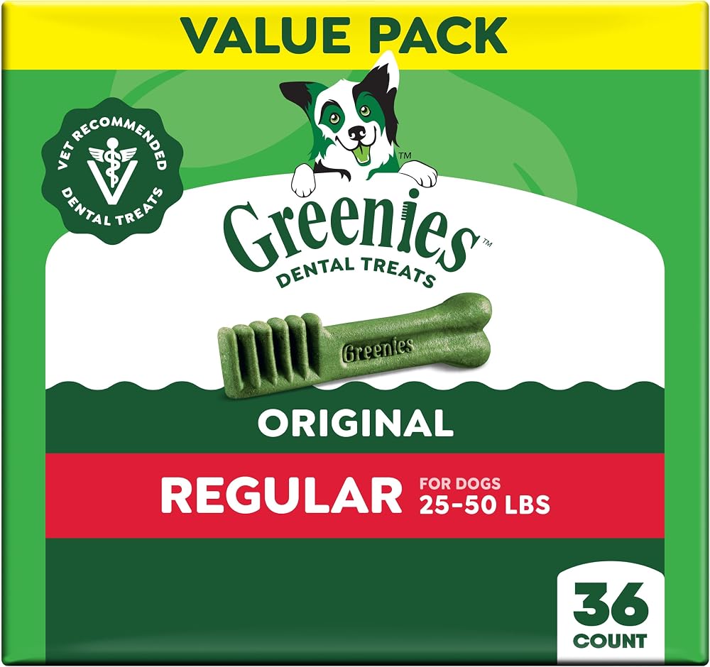 Greenies Veterinarian-Recommended Adult Natural Dental Dog T deal at Amazon