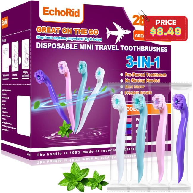 Mini Disposable Toothbrush Deal: Save 15% at Amazon