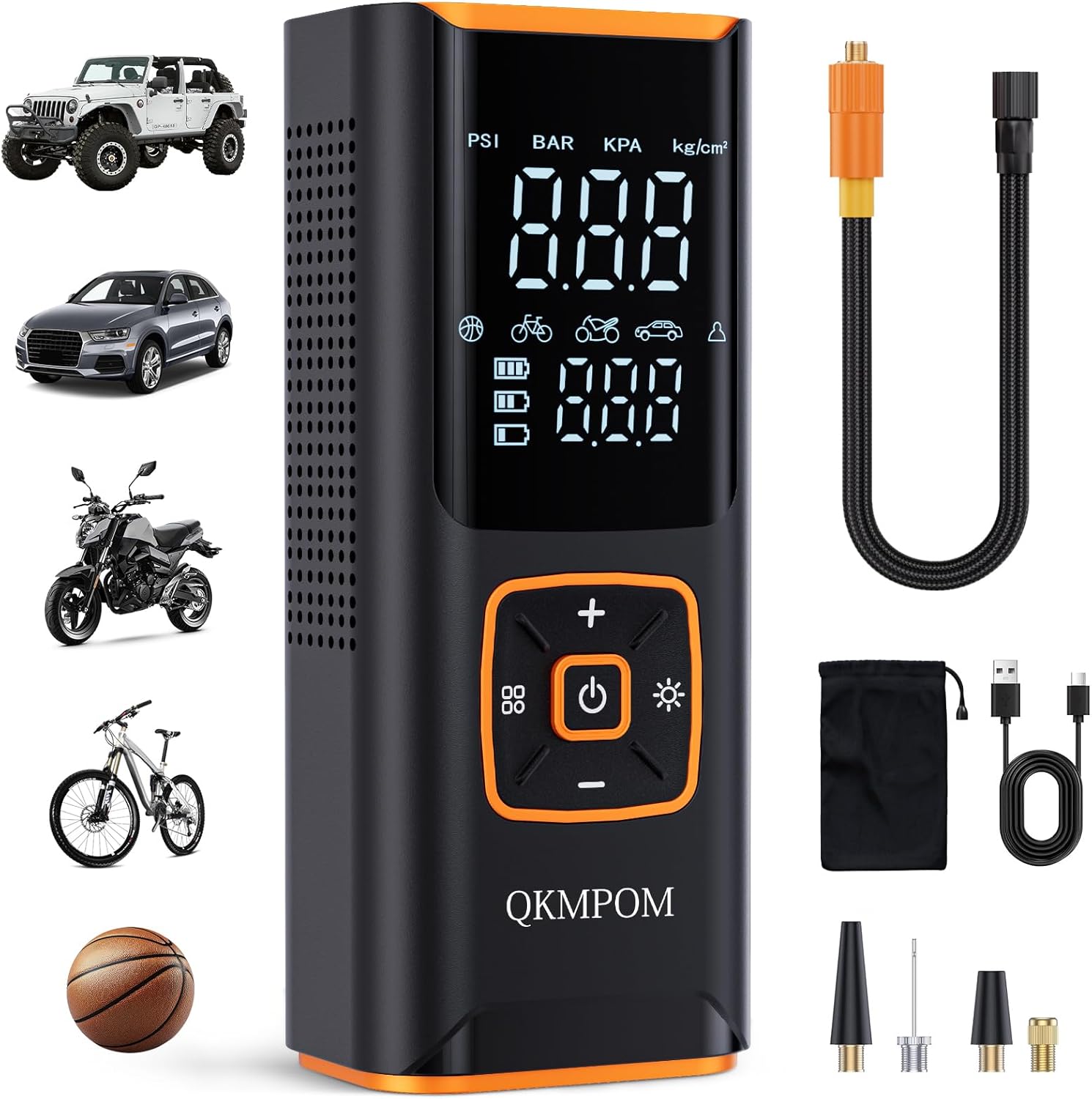 Tire Inflator Portable Air Compressor, 6X Faster 180 PSI Cor deal at Amazon
