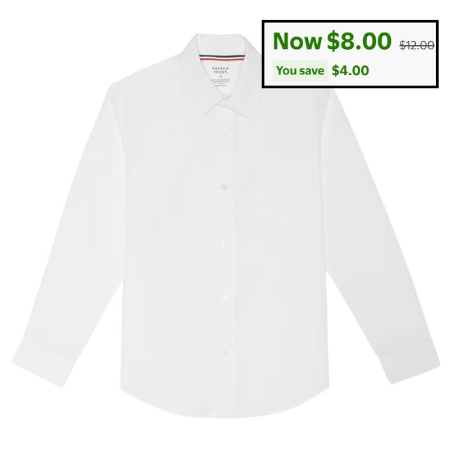 Classic Button-Up Dress Shirt Deal: Save $4 at Walmart