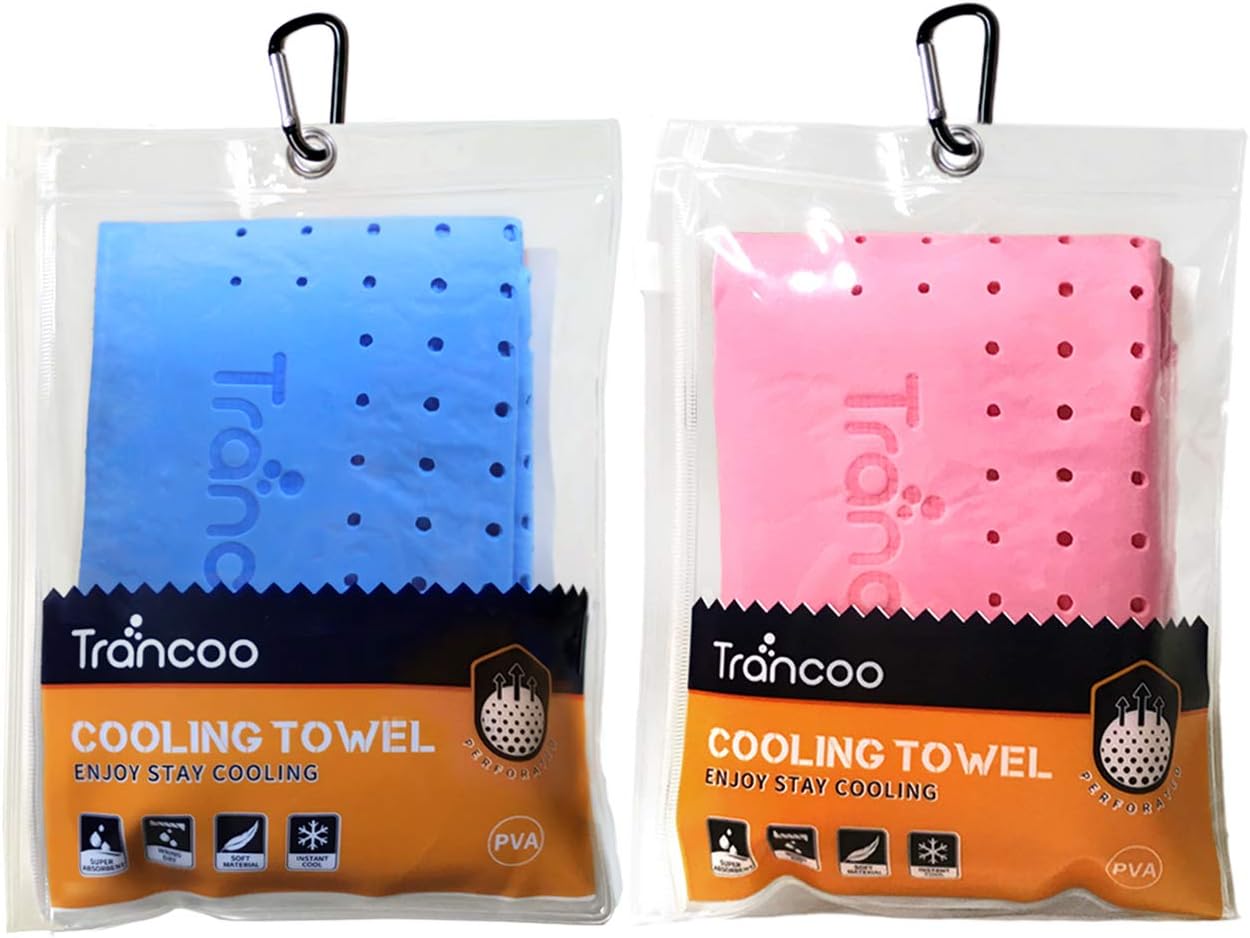 Trancoo 2 Packs PVA Cooling Towel deal at Amazon