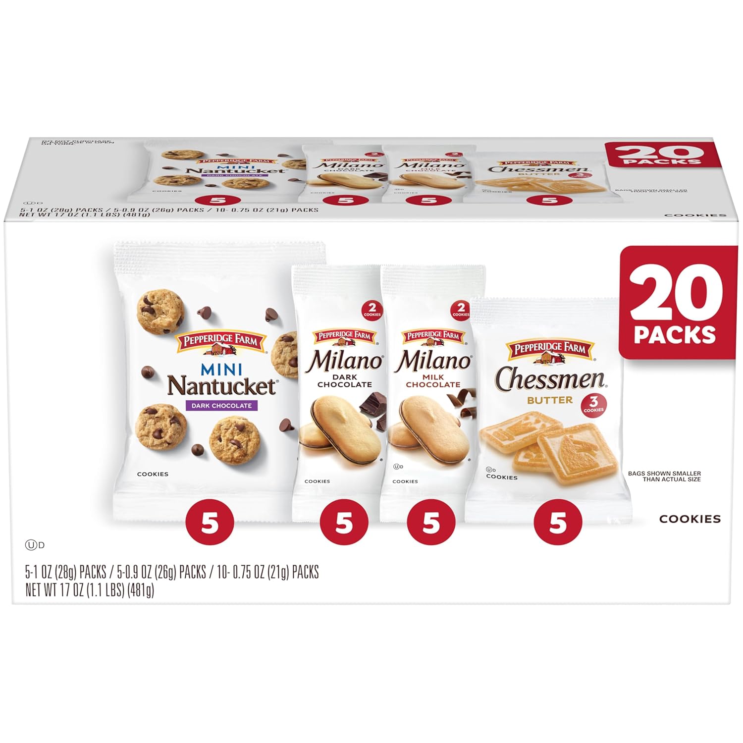 Pepperidge Farm Cookies Variety Pack Only deal at Amazon