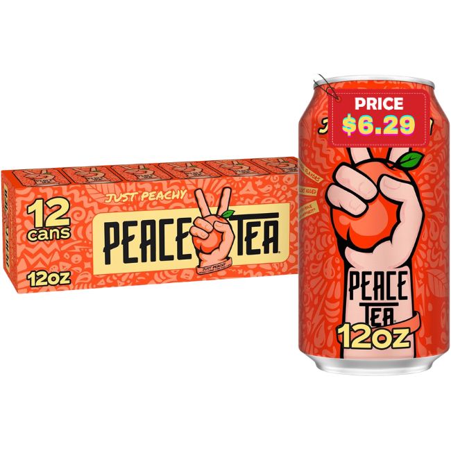 Peace Tea Just Peachy 12pk Deal: Save 43% at Amazon