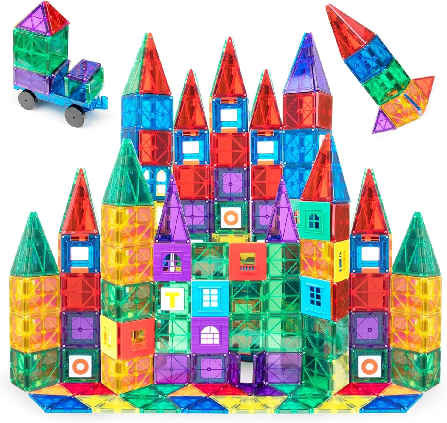 Playmags Magnetic Tiles 100-Piece Set Only deal at Amazon