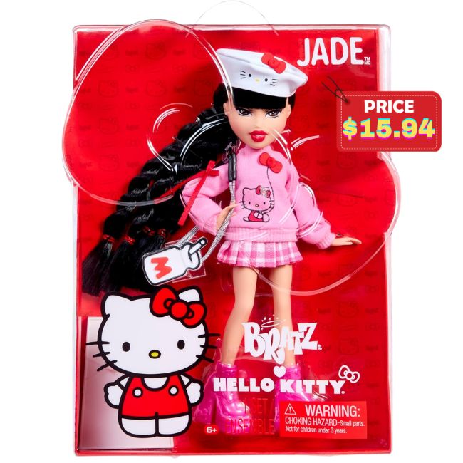 Bratz x Hello Kitty Jade Fashion Doll Sale: Save 54% at Amazon