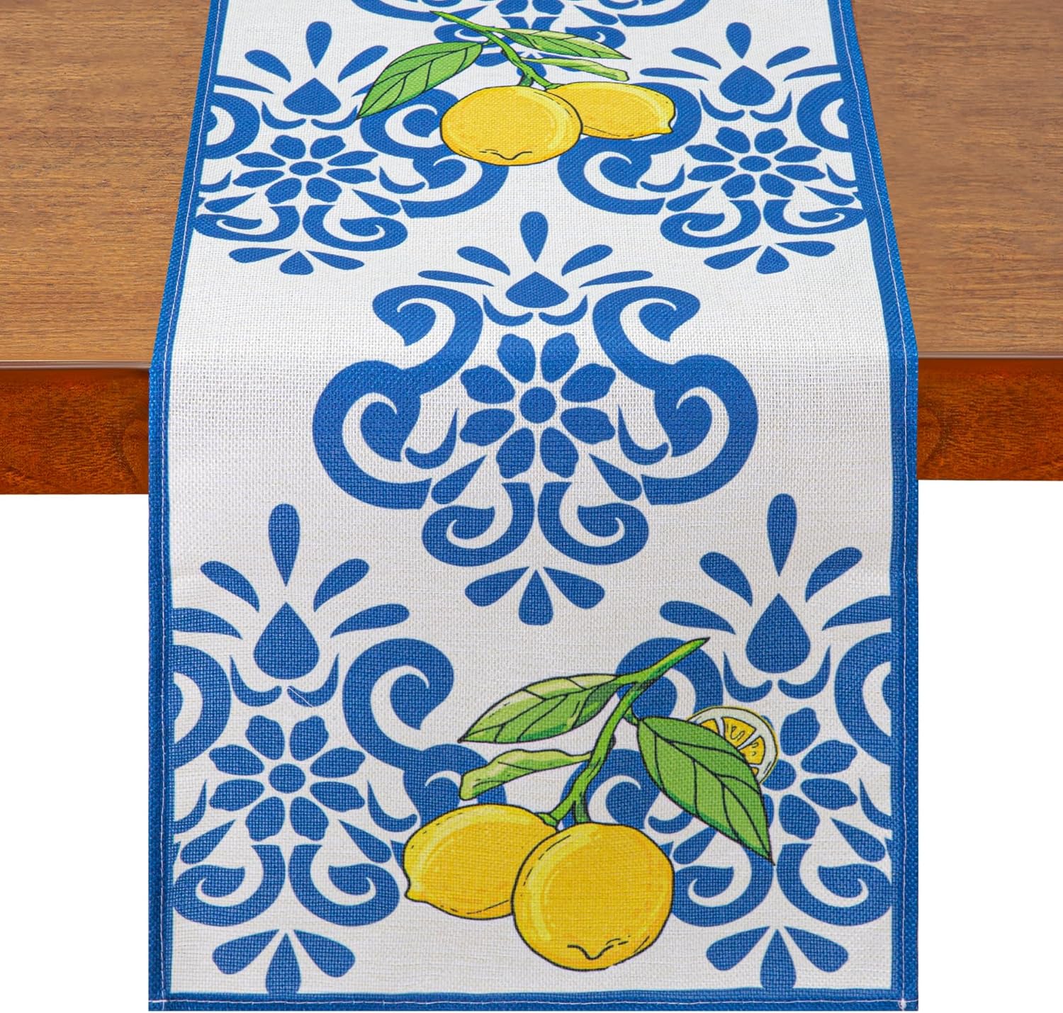 QINJIEJIE Lemon Table Runner on Amazon