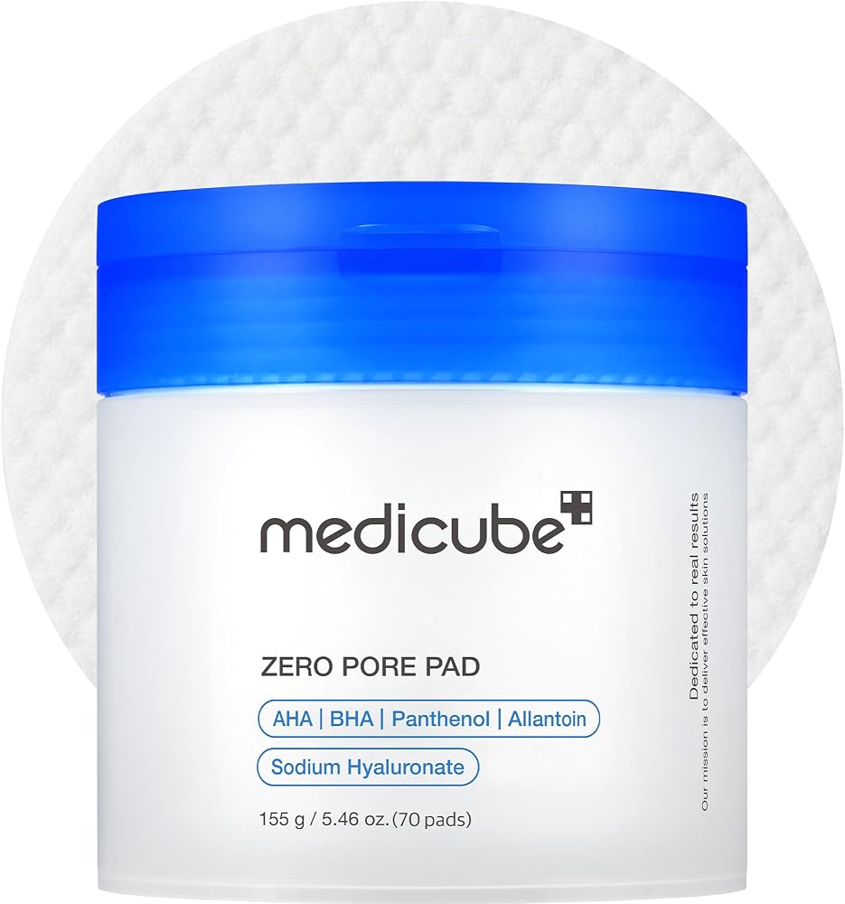 medicube Toner Pads Zero Pore Pad 2.0 | Dual-Textured Facial deal at Amazon