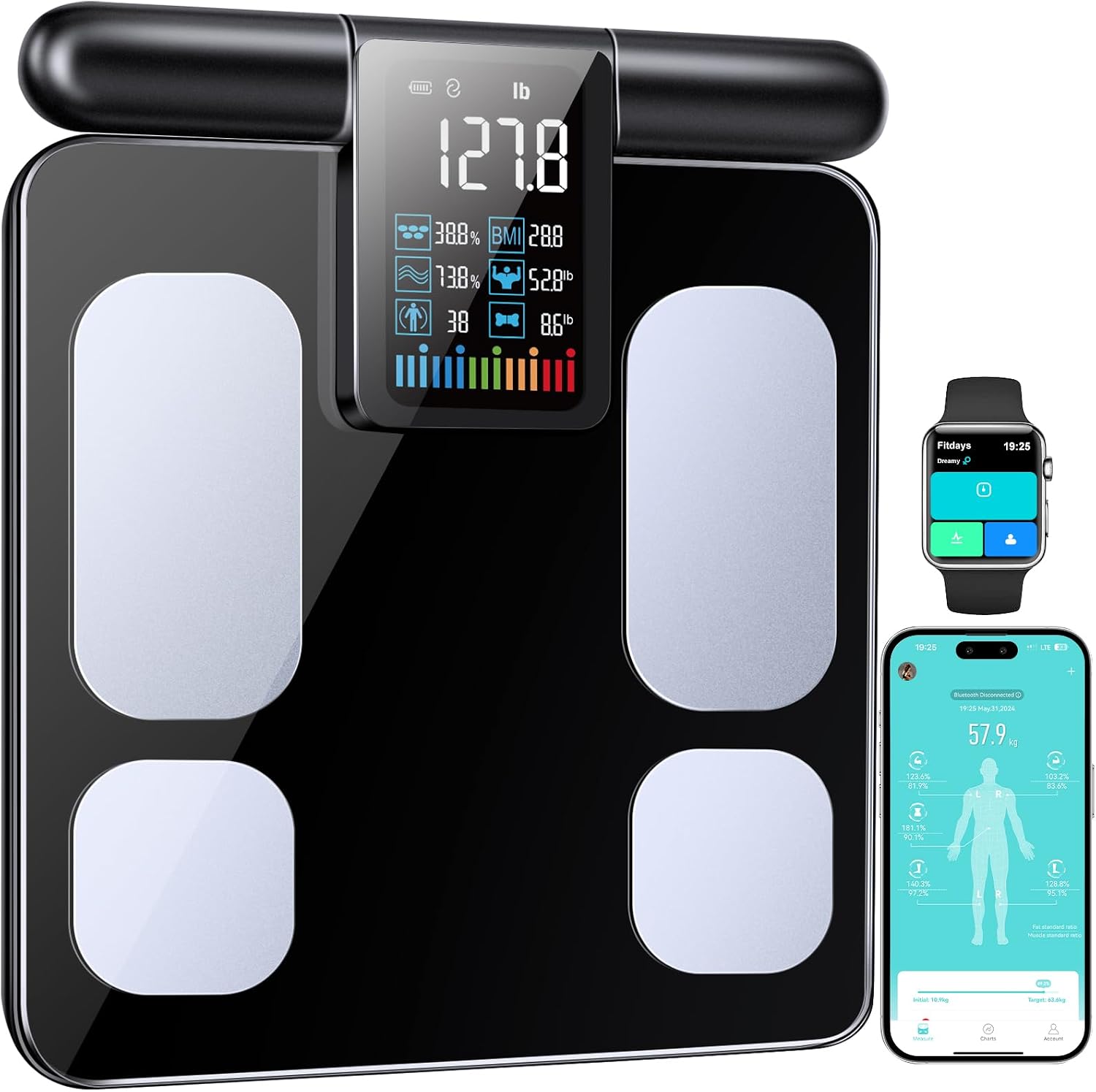 KUAIVO Smart Body Fat Scale on Amazon