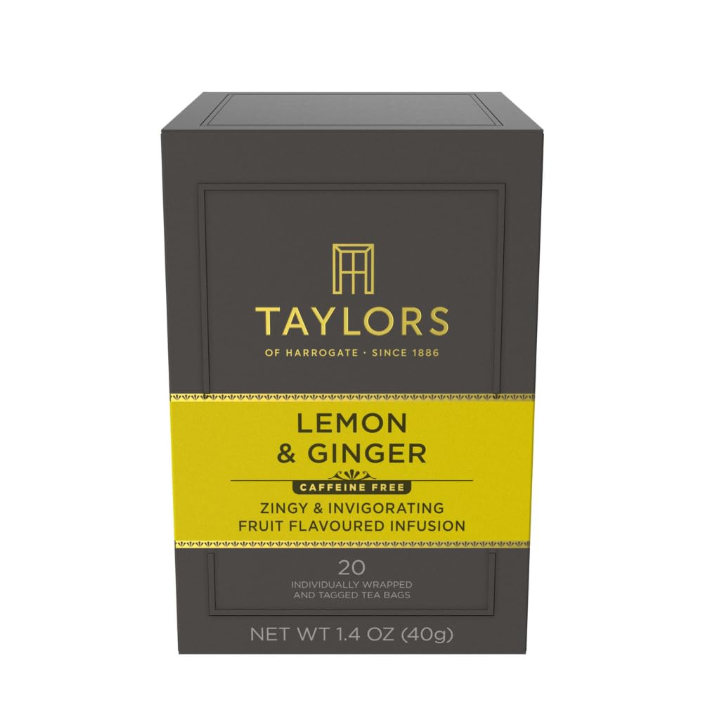 Prime Members: 20-Count Taylors of Harrogate Lemon & Ginger deal at Amazon