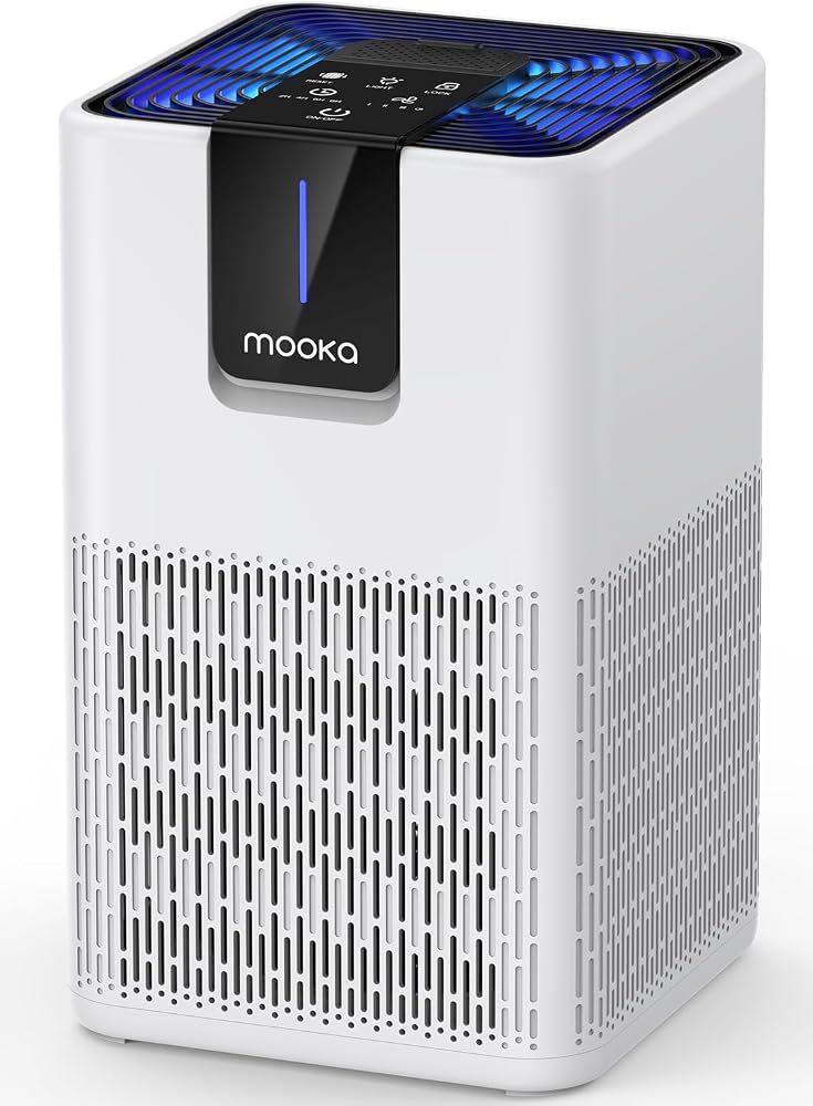 Air Purifiers for Home Large Room 1250 Ft²,MOOKA H13 HEPA Ai deal at Amazon