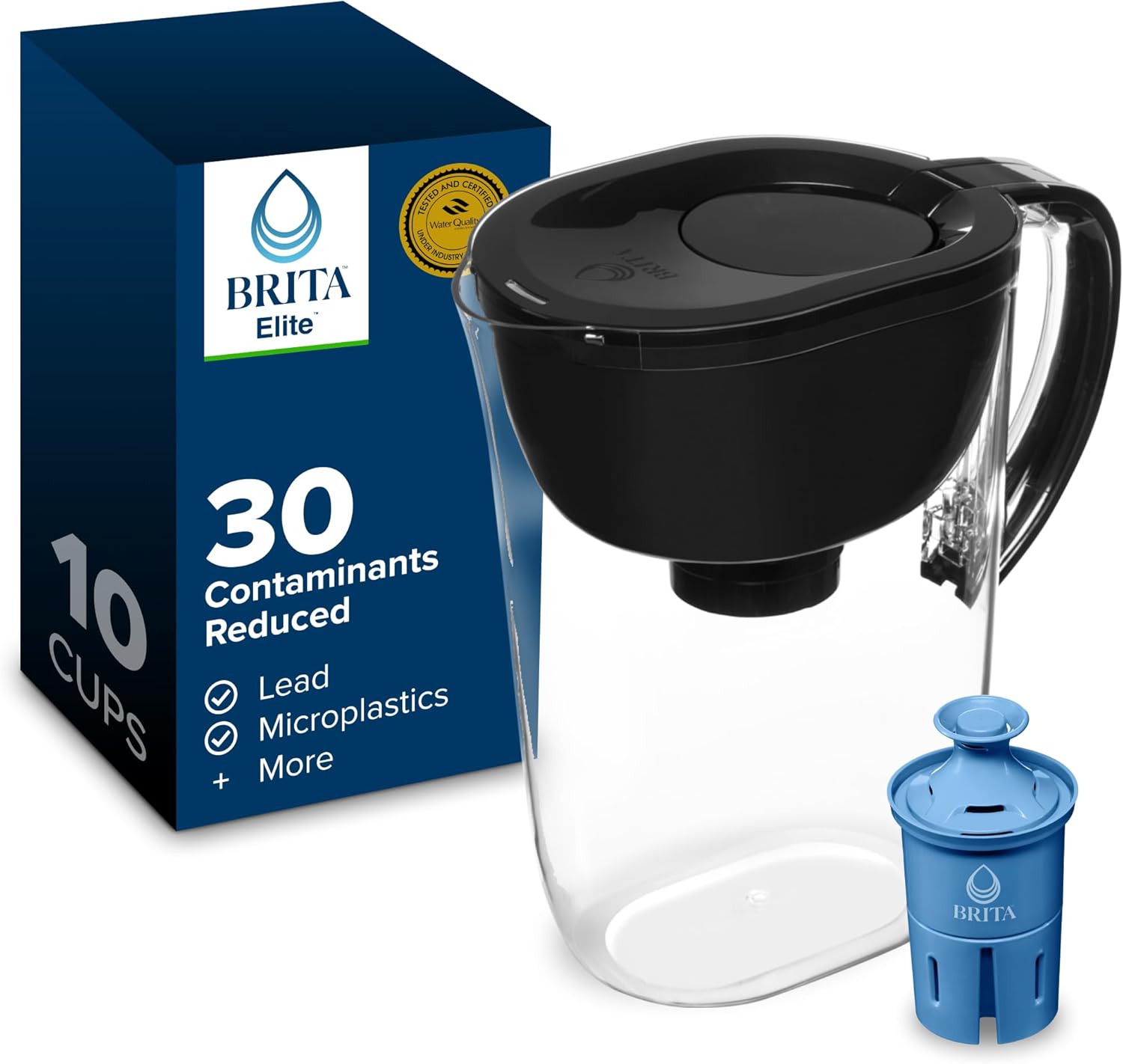 Brita Large 10-Cup Elite Water Filter Pitcher Just deal at Amazon