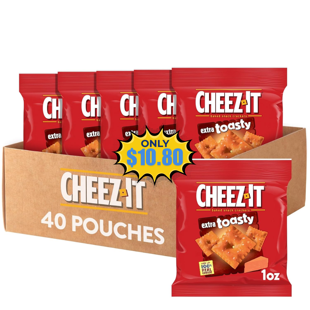 Cheez-It Cheese Crackers Deal: Save 50% at Amazon