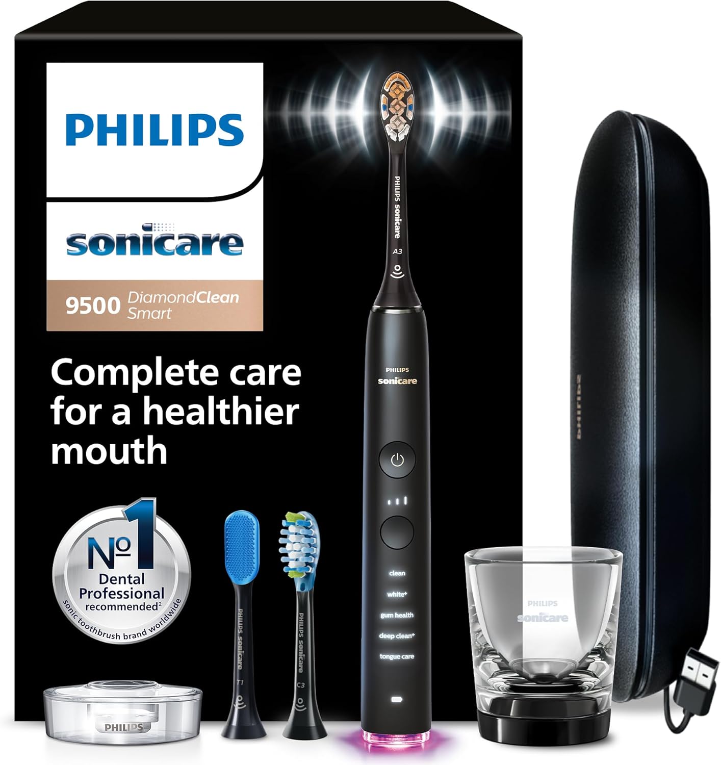 Philips Sonicare DiamondClean Smart 9500 Electric Toothbrush deal at Amazon