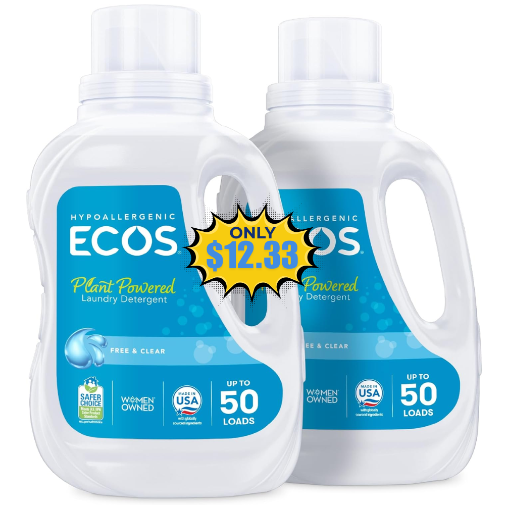 ECOS Laundry Detergent Liquid Deal: Save 28% at Amazon