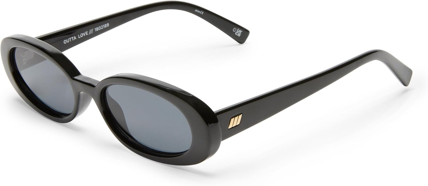 Le Specs. Women's OUTTA LOVE Sunglasses Black deal at Amazon
