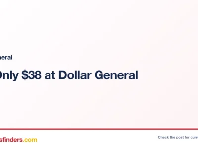Dollar General deal card