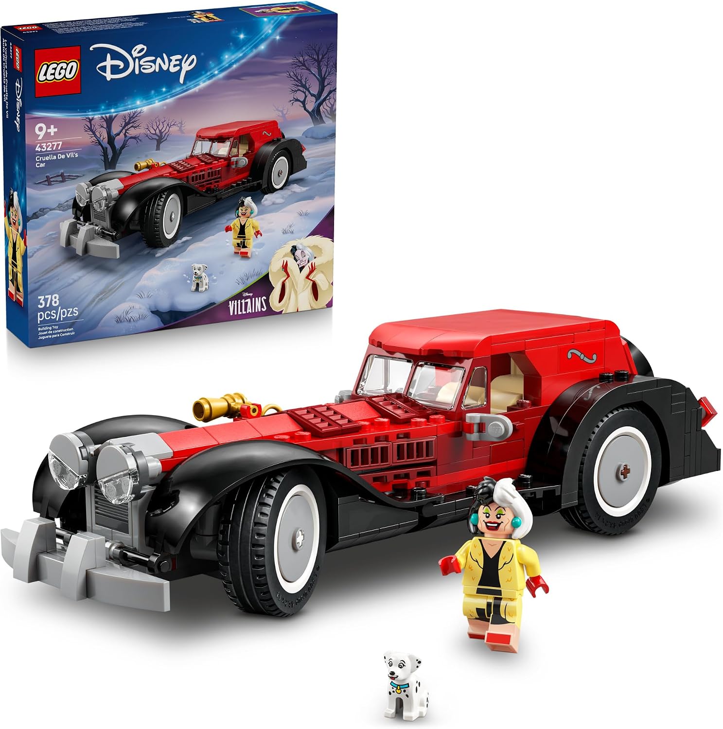 LEGO Disney 101 Dalmatians Cruella De Vil’s Car Only $34.99 (Reg.
