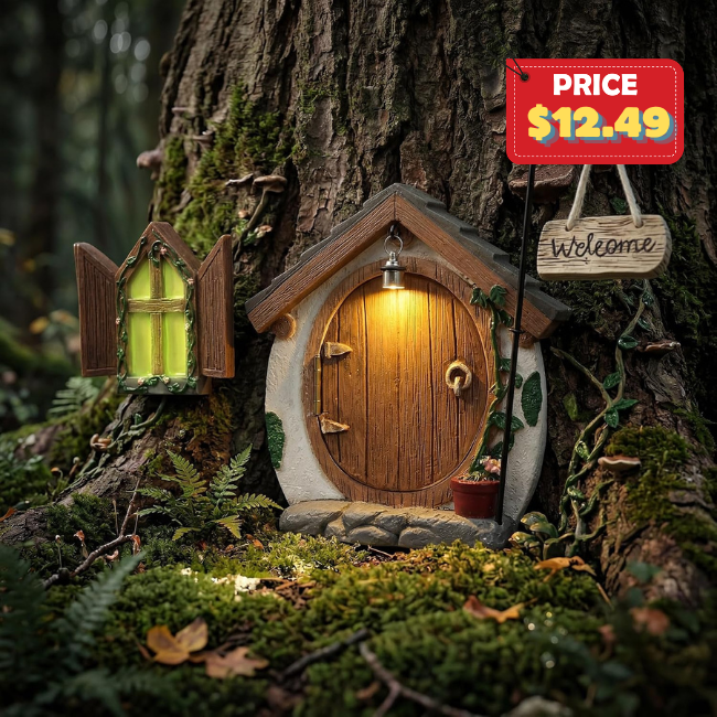 Fairy Doors for Trees with Light Deal at Amazon