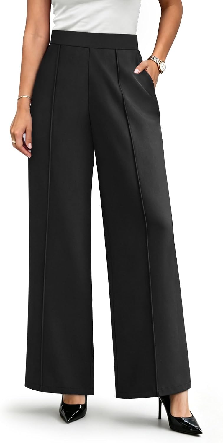 WIHOLL Wide Leg Dress Pants Only $29.99 (Reg. $49.99) at Amazon