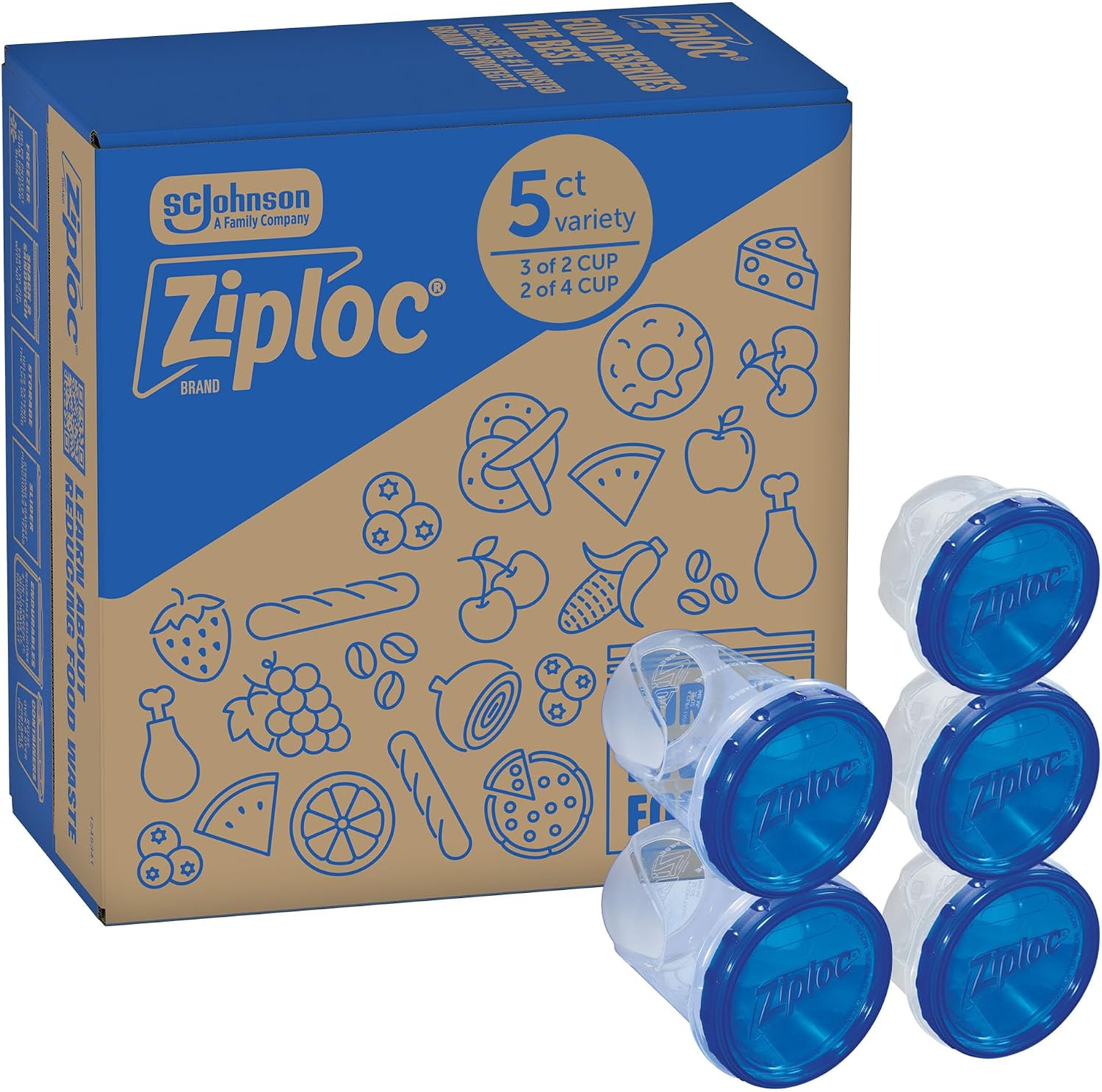 Ziploc Twist n Loc food storage containers on Amazon, discounted price