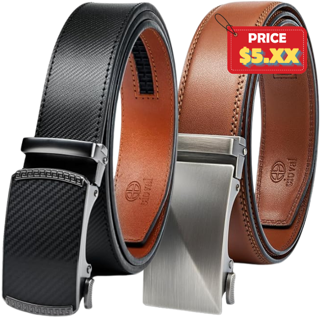 Men’s Ratchet Belt Deal: Save 50% at Amazon