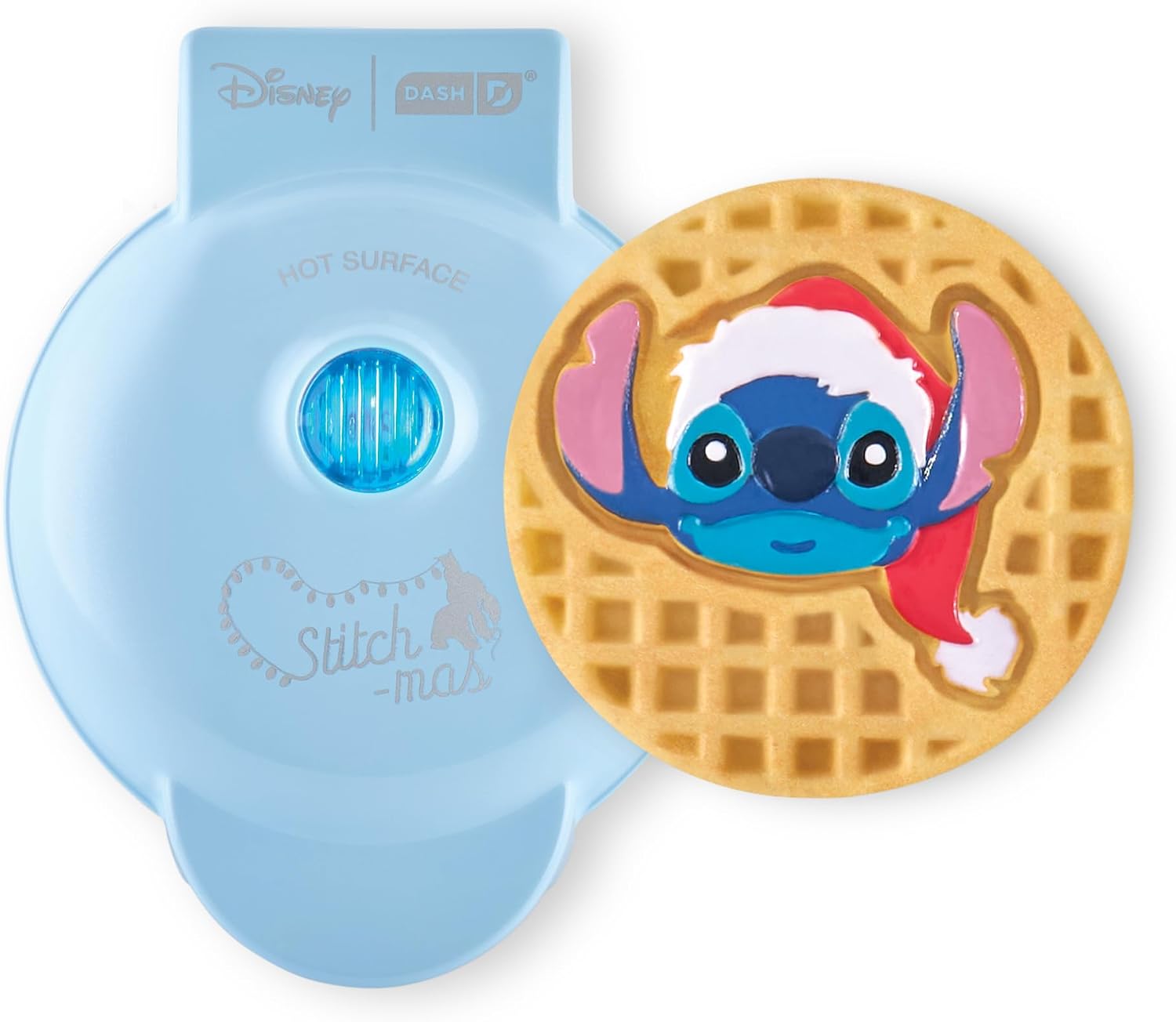 Disney Dash Stitch Santa Mini Waffle Maker Only $8.49 (Reg. $13) at