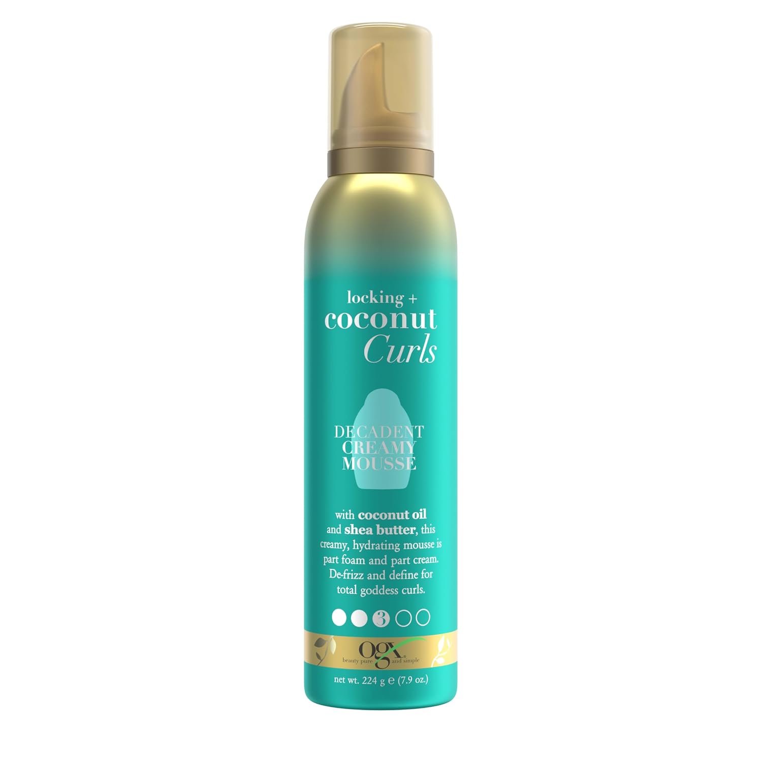 OGX Locking + Coconut Curls Decadent Creamy Mousse Only $6.91 (Reg.