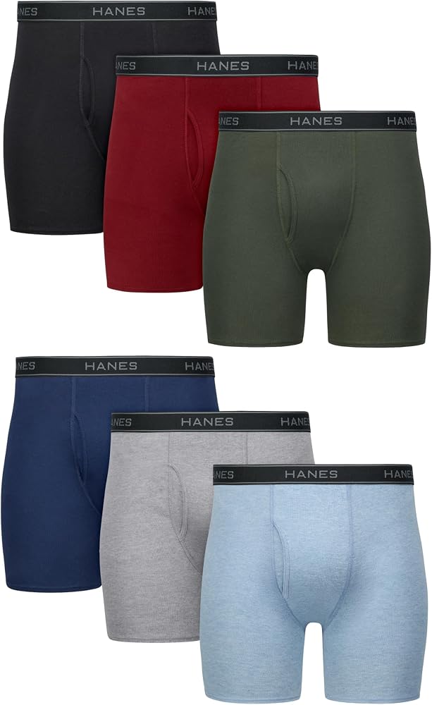 Hanes Men’s Boxer Brief 6‑Pack Only $23.98 at Amazon