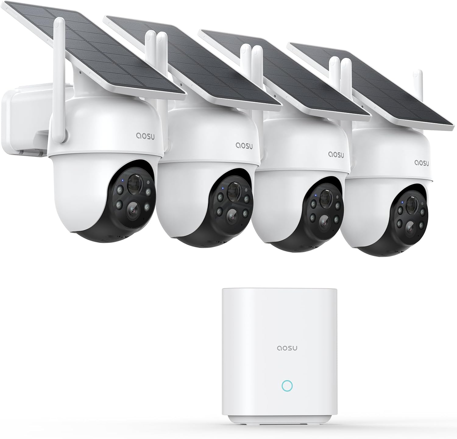 AOSU 4-Camera Solar Security Kit Only $284.98 (Reg. $379.99) at Amazon
