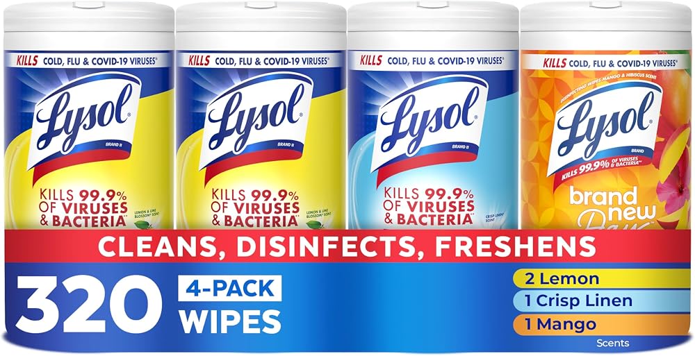 Lysol Disinfecting Wipes Only $14.97 at Amazon