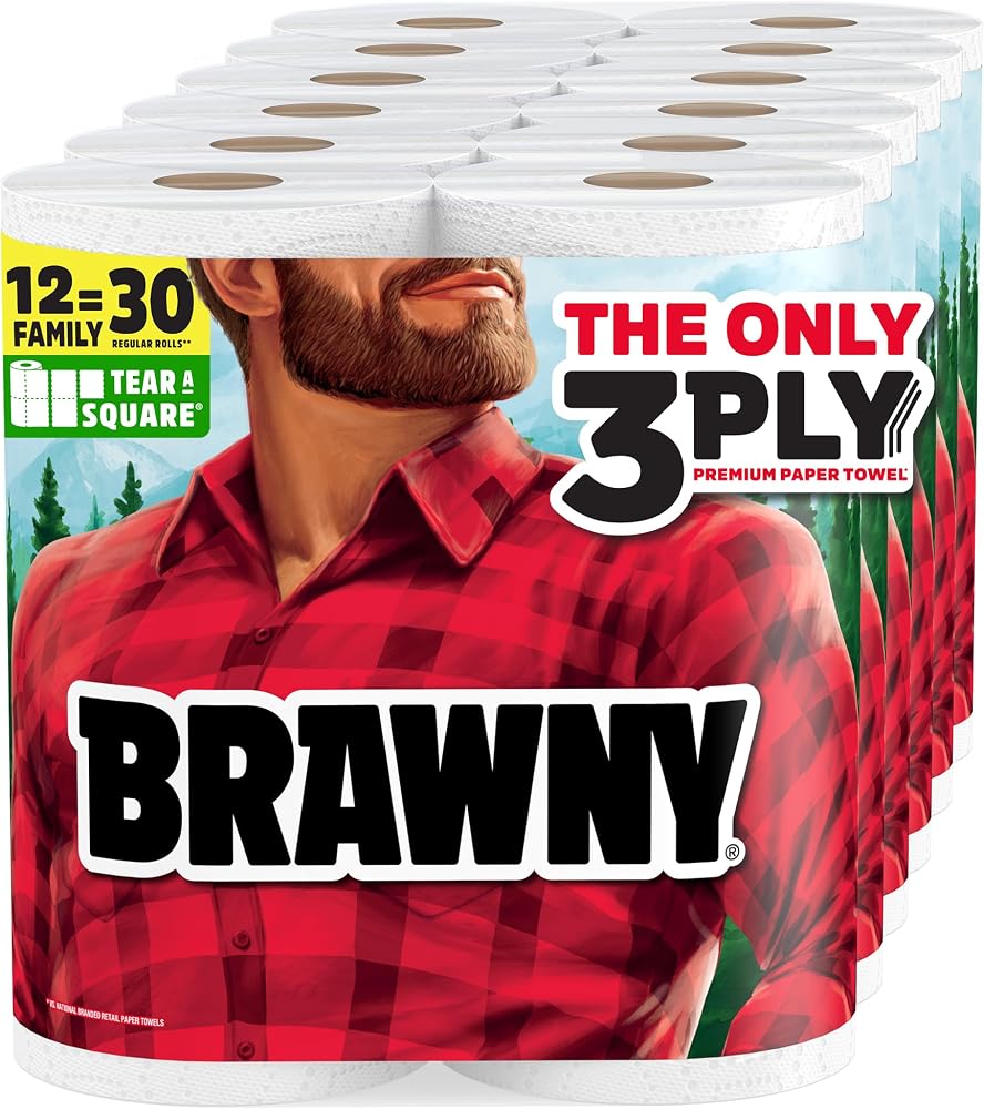 Brawny Tear-A-Square Paper Towels Just $31.49 Shipped on Amazon