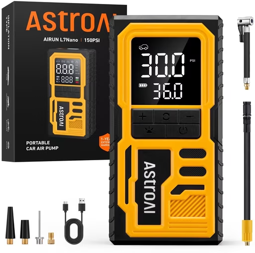 AstroAI Cordless Air Compressor Only $12 (Reg. $35.97) at Walmart