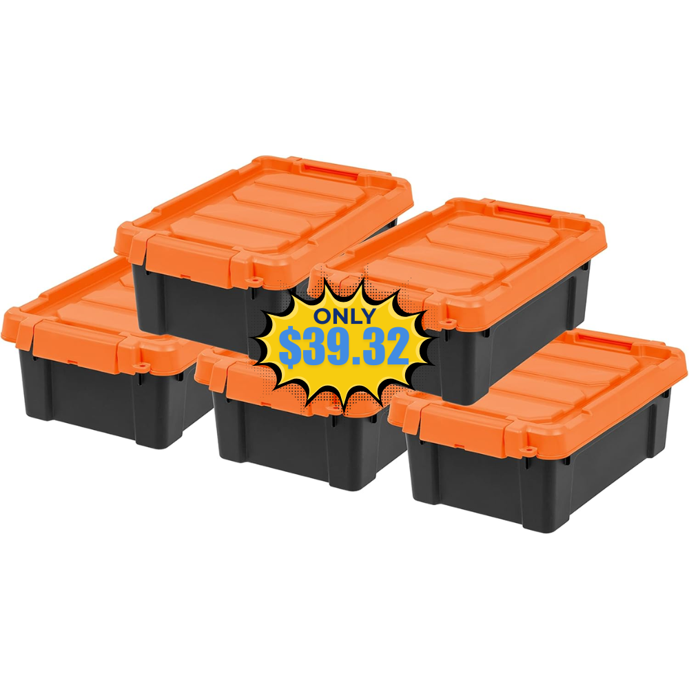IRIS USA 3 Gallon Lockable Storage Bins Deal: Save 31% at Amazon