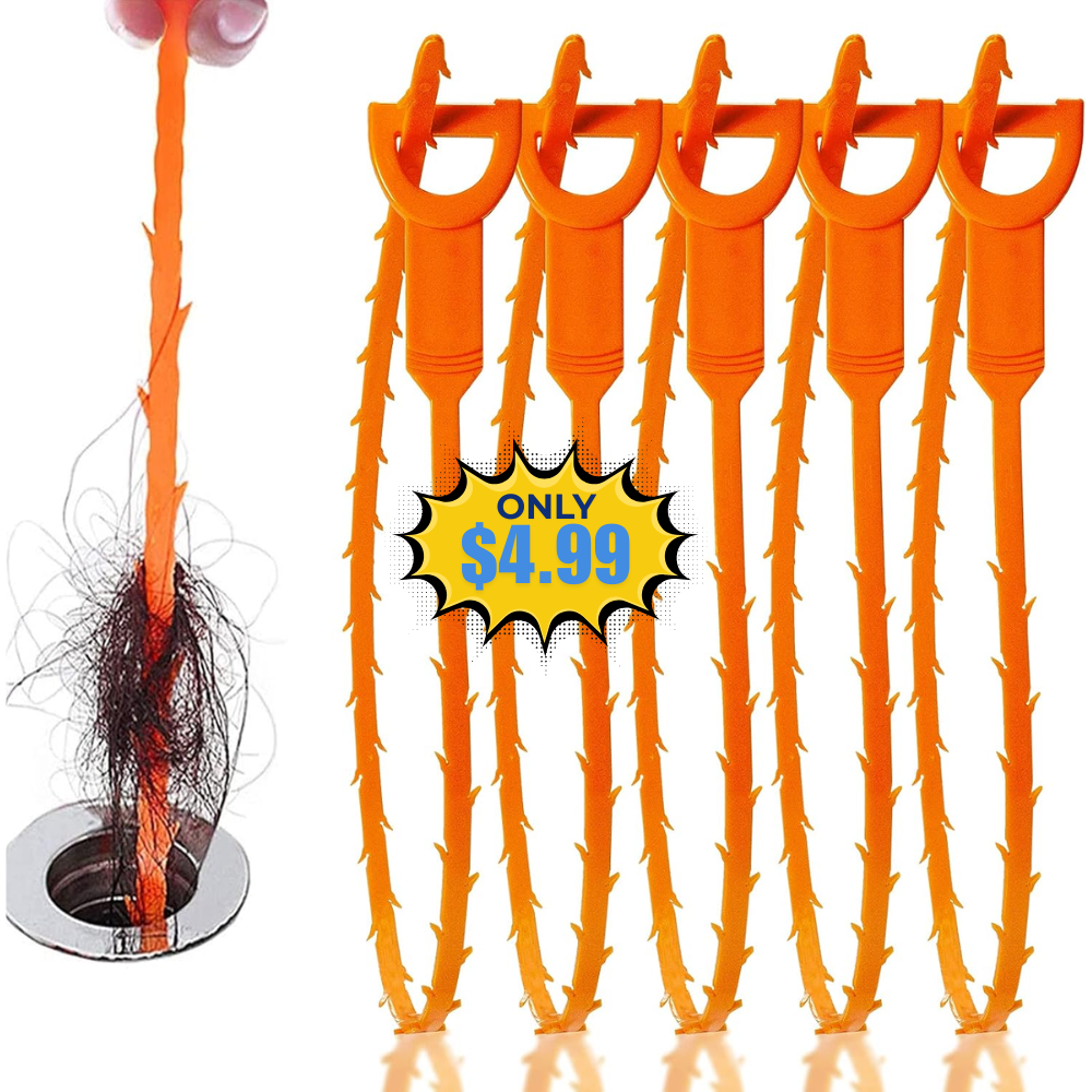 25inch Drain Clog Remover 5 Pack Deal: Save on Amazon