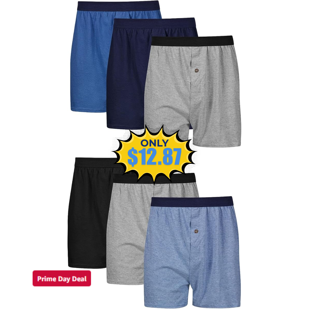 Hanes Men’s Underwear Boxers Multi-pack Deal: Save 51% on Amazon