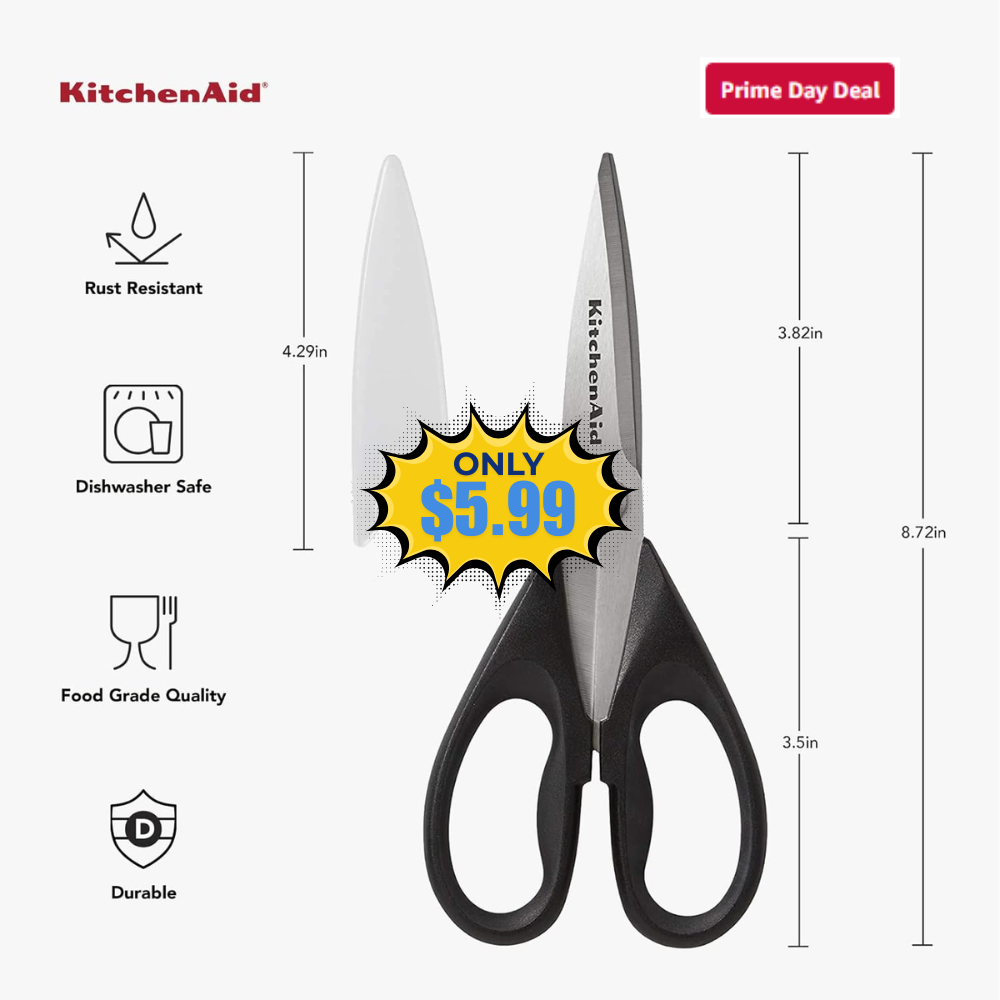 KitchenAid All Purpose Kitchen Shears Deal: Save 33% at Amazon