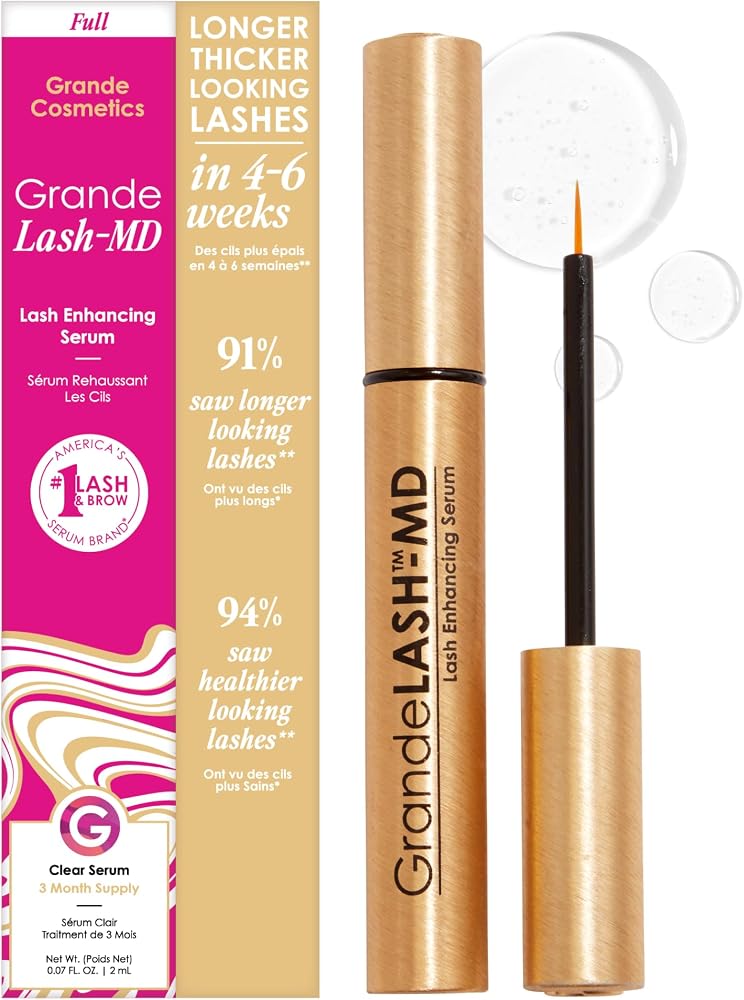 GrandeLASH-MD Lash Serum 3-Month Supply Only $68 at Amazon
