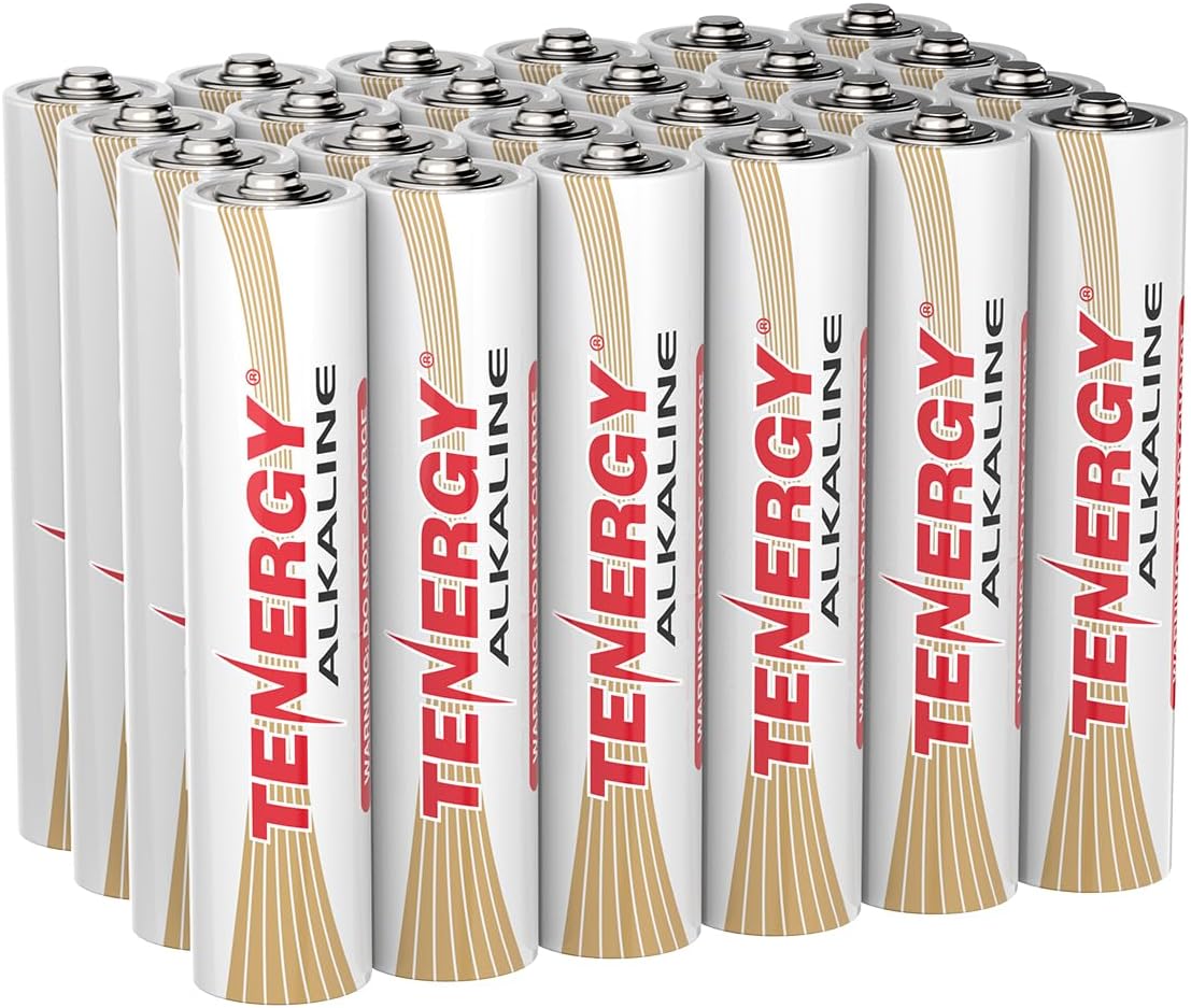 Tenergy 1.5V AAA alkaline battery 24-pack on Amazon