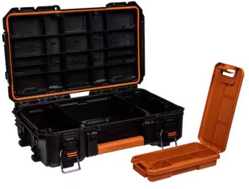 Ridgid Pro Gear System Gen 2.0 Stackable Durable Compact Power Tool Box at Home Depot