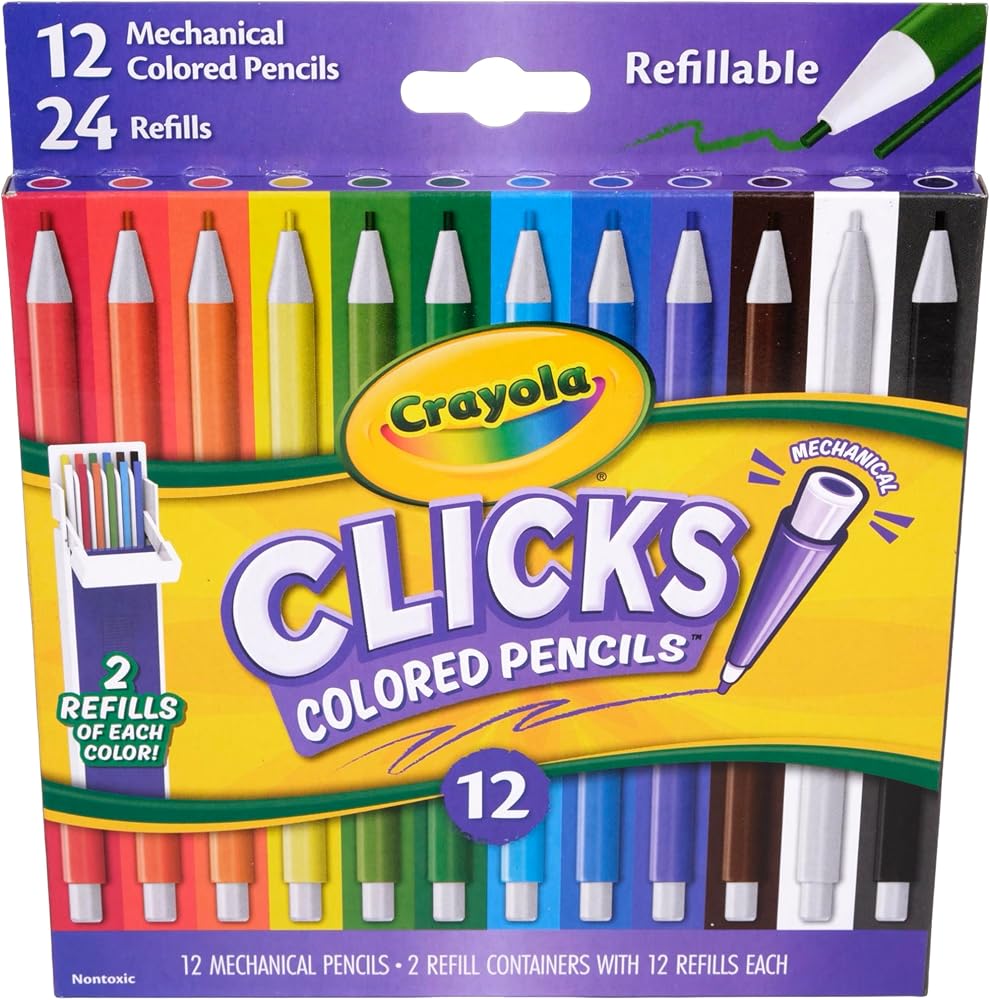 Crayola Clicks Mechanical Colored Pencil Set Only $12.99 (Reg.