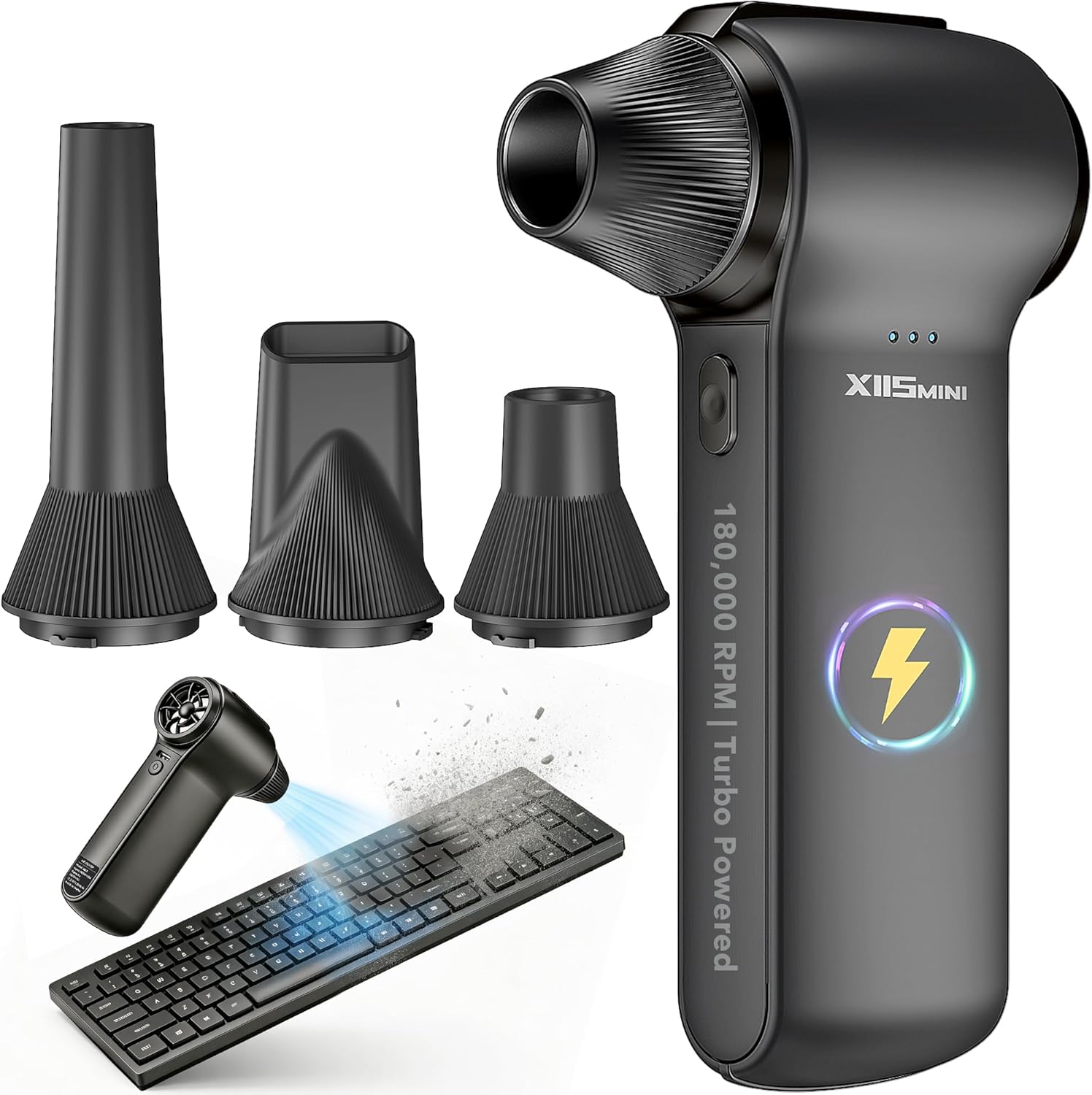 HTAIER 180,000RPM Cordless Electric Air Duster on Amazon