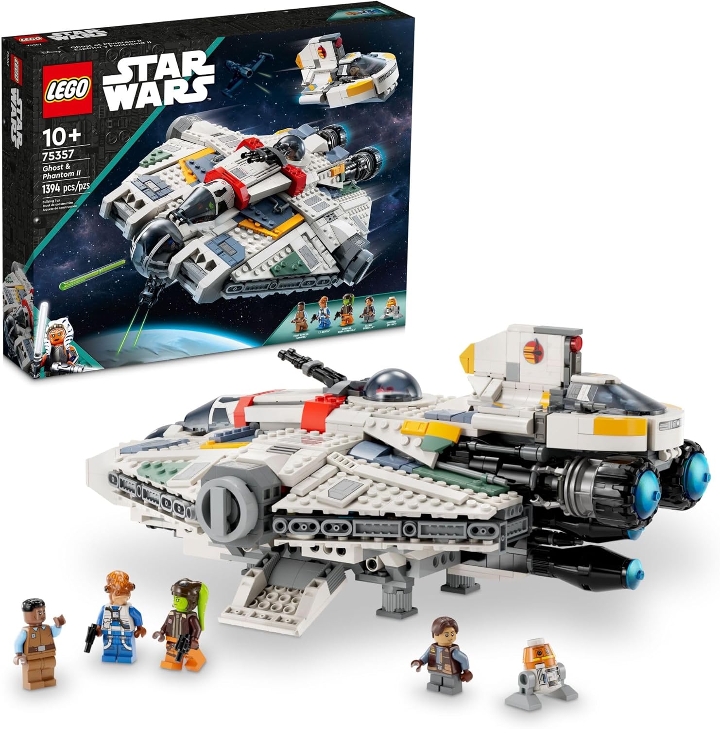 LEGO Star Wars Ahsoka Ghost and Phantom II Spaceship set on Amazon