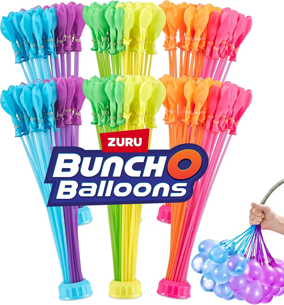 Bunch O Balloons Tropical Party 6‑Pack water balloons on Amazon