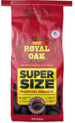 Royal Oak Super Size Charcoal Briquets 18 lb pack at Home Depot