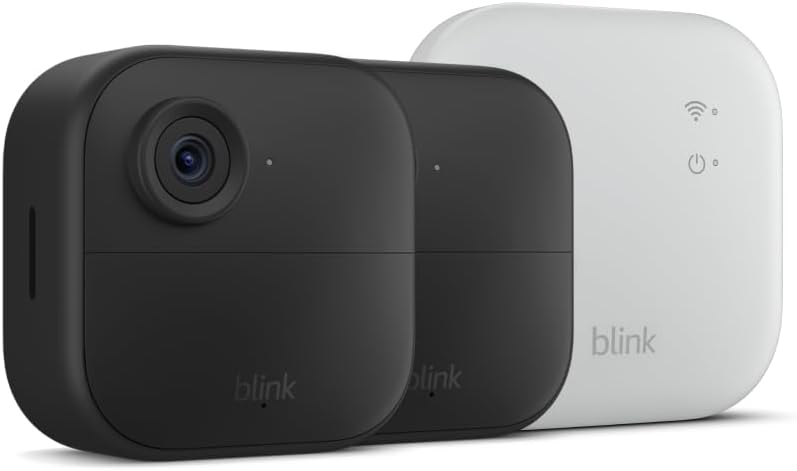 Blink Outdoor 4 XR two‑year battery wireless camera kit on Amazon