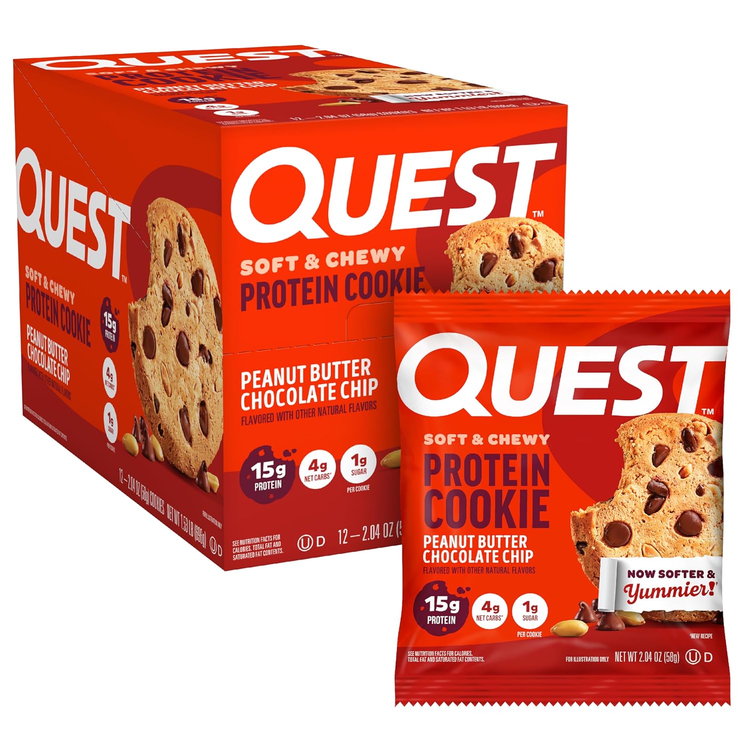 Quest Nutrition High Protein Cookies on Amazon